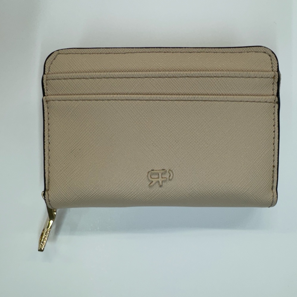 Parfois Basic Beige Wallet With Multiple Compartm… - image 1